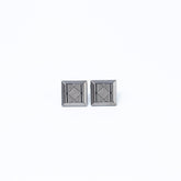 CHARCOAL DIAMOND ILLUSION CUFFLINKS