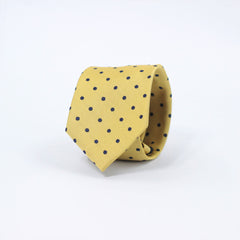 ROYAL YELLOW POLKA TIE