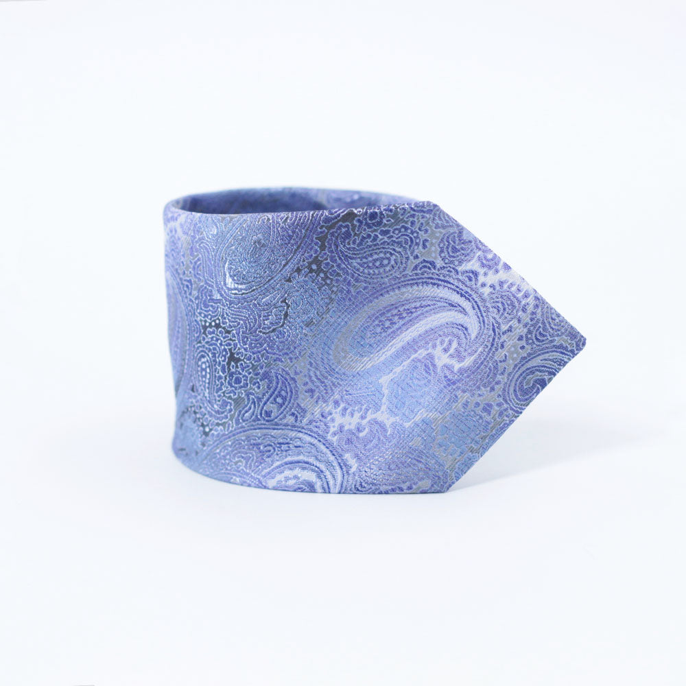 VIOLET BLUE PAISLEY FESTIVE TIE