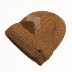 APEX DUO CAMEL BROWN WINTER BEANIE