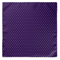 PURPLE QUADRUPLE POLKA SILK CRAVAT & POCKET SQUARE