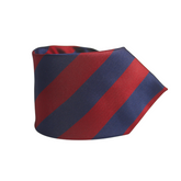 REGIMENTAL WIDE STRIPED TIE
