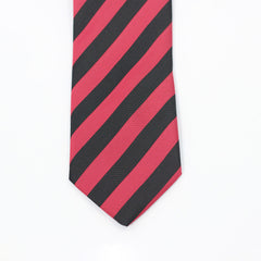 THE BLACK & RED STRIPED TIE