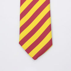 THE YELLOW & RED STRIPED TIE