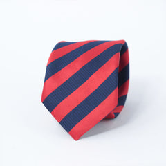 THE BLUE & RED STRIPED TIE