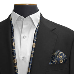 Mythos et Cosmos Dual-Sided Scarf and Pocket Squares Set
