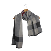 MUTED TONES GRAND PLAID N CHECK SCARF