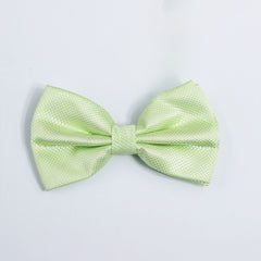 LIME GREEN TEXTURED BOW TIE
