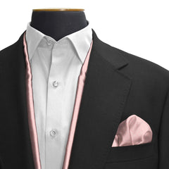 THE FESTIVE PINK SILK SCARF & POCKET SQUARE SET