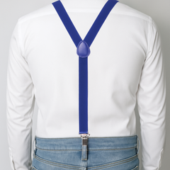 CLASSIC BLUE Y-BACK SUSPENDER