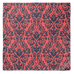 PATRÓN DE DAMASCO ANTIGUO SILK SCARF & POCKET SQUARE SET