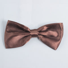 CARAMEL BROWN BOW TIE