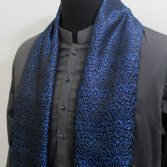 ROYAL BLUE FESTIVE SCARF