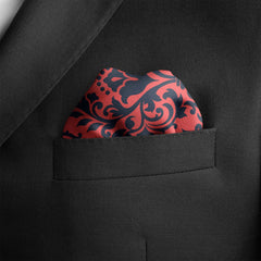 PATRÓN DE DAMASCO ANTIGUO SILK POCKET SQUARE