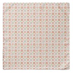 KALEIDOSCOPIC GEOMETRIC FUSION SILK POCKET SQUARE