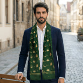 روحِ پاکستان – Dual-Sided Scarf & Pocket Squares Set