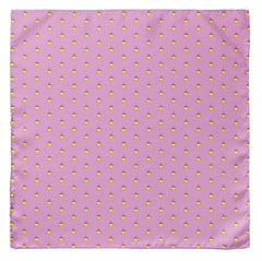 THE PINK TEA PARTY SILK CRAVAT & POCKET SQUARE SET