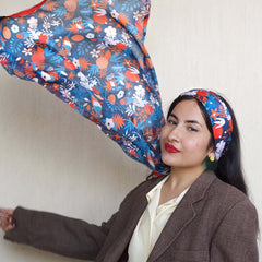 TROPICAL BIRD'S SONG SILKEN WRAP