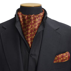 Aurum Folia — Dual-Sided Cravat & Pocket Squares Set
