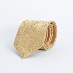 GOLDEN PAISLEY FESTIVE TIE