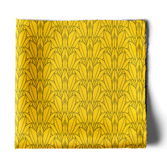 SUNNY FOLIAGE SILK POCKET SQUARE