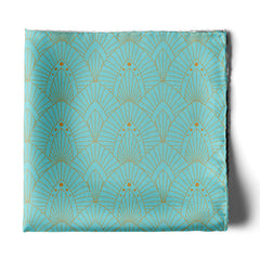 AQUA BOTANICAL BLISS SILK POCKET SQUARE2
