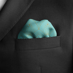 AQUA BOTANICAL BLISS SILK POCKET SQUARE3