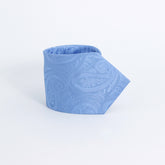 ICE BLUE PAISLEY FESTIVE TIE