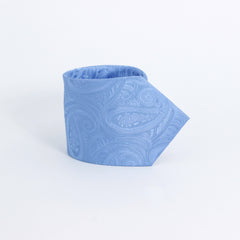 ICE BLUE PAISLEY FESTIVE TIE