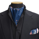 Fleur de Prestige – Dual-Sided Cravat & Pocket Squares Set