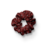 OXFORD MAROON SILK SCRUNCHIE