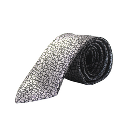 RUGGED GREY WOVEN TIE