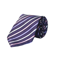 THE PURPLE PALETTE STRIPED TIE