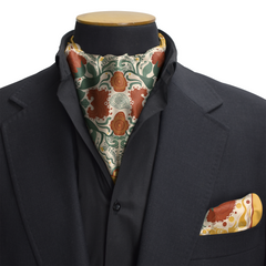 Fleur Viva Dual-Sided Cravat and Pocket Squares Set