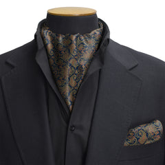 Paisley d’Exception – Dual-Sided Cravat & Pocket Squares Set
