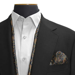 Paisley d’Exception – Dual-Sided Scarf & Pocket Squares Set