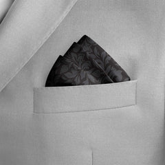 THE DARK VINTAGE SILK POCKET SQUARE