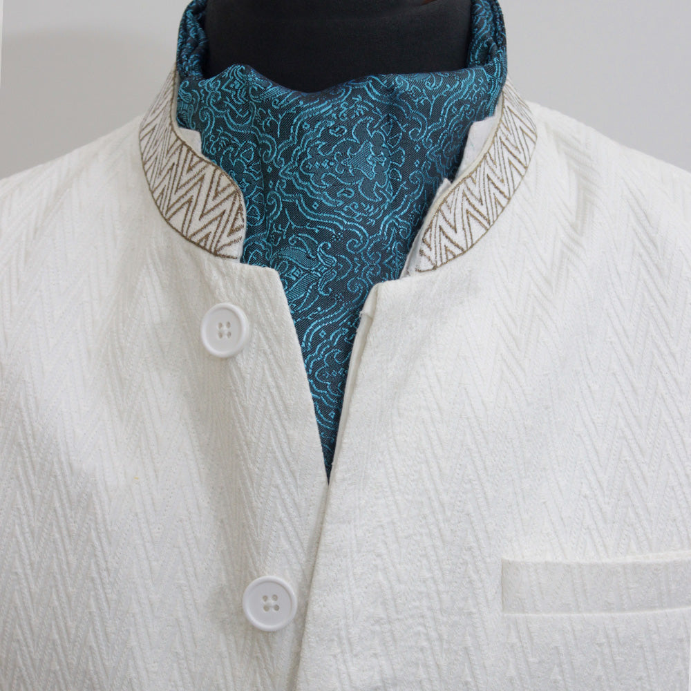 FEROZI BLUE FESTIVE CRAVAT