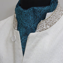 FEROZI BLUE FESTIVE CRAVAT