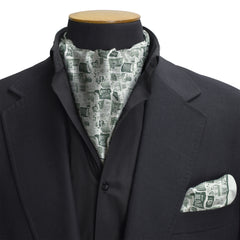 Heritage Headlines – Dual-Sided Cravat & Pocket Squares Set