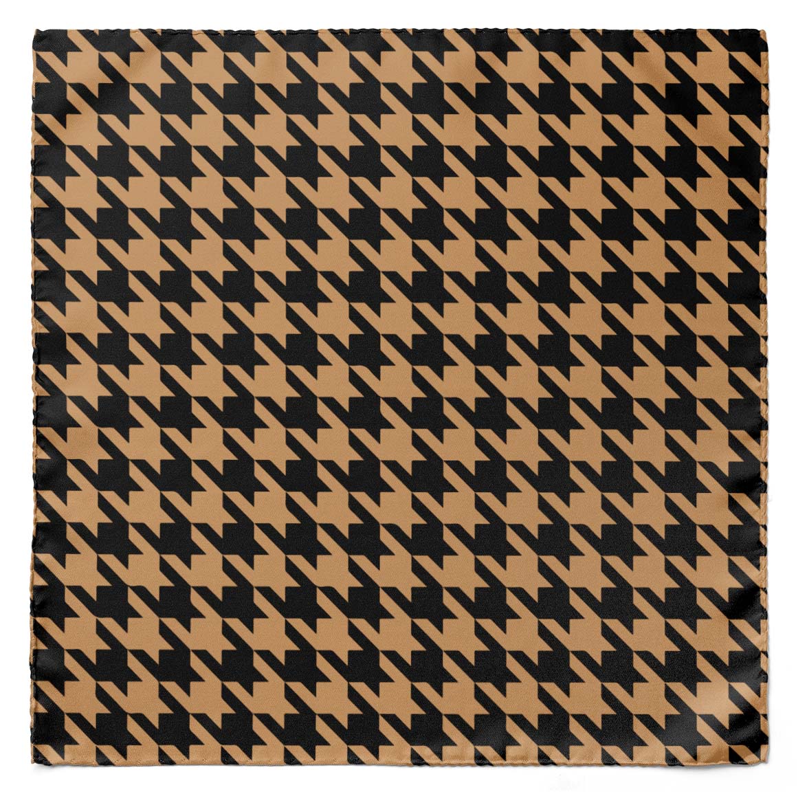 ROYAL HOUNDSTOOTH SILK POCKET SQUARE