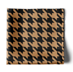 ROYAL HOUNDSTOOTH SILK POCKET SQUARE