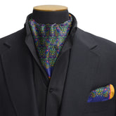 Iridescent Plume — Dual-Sided Cravat & Pocket Squares Set