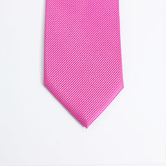 HOT PINK TEXTURED TIE