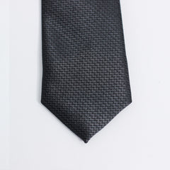 THE BLACK WOVEN TIE