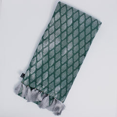 GREEN FESTIVE SCARF