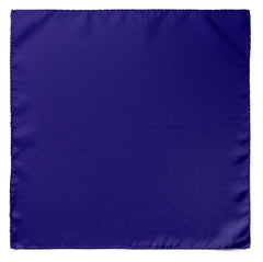 THE SOLID NAVY BLUE SILK POCKET SQUARE
