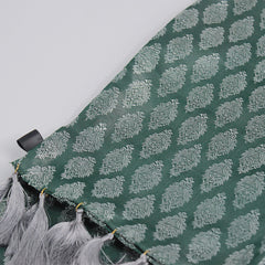 GREEN FESTIVE SCARF