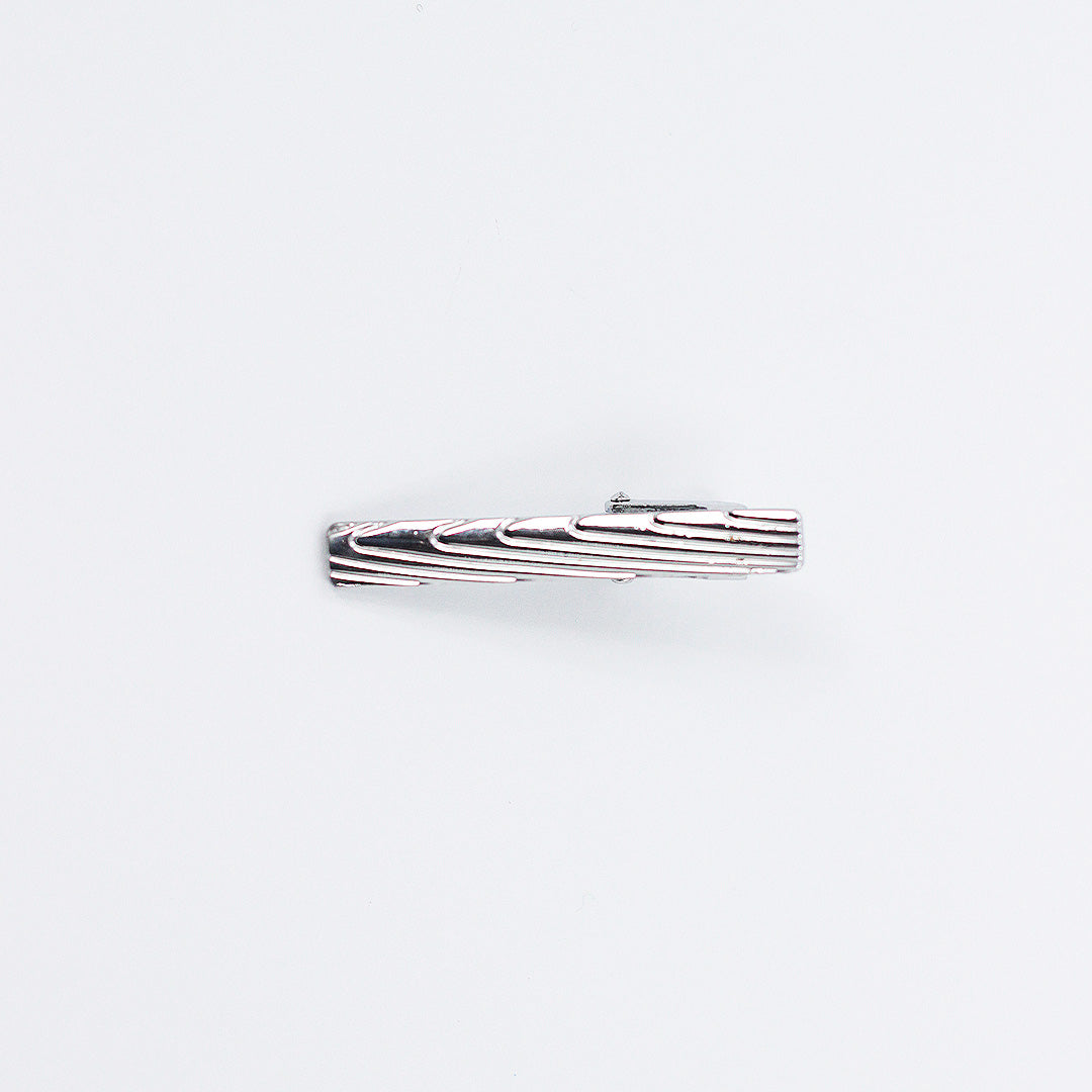 THE MINI SILVER TIE CLIP