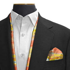 The Scream Dual-Sided Scarf and Pocket Squares Set